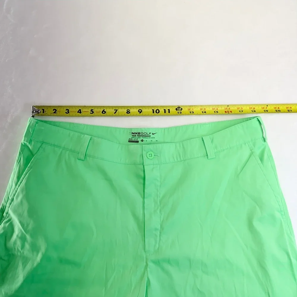 Nike Golf Shorts‎ Mens 38 Green Dri-FIT Tour Performance Activewear